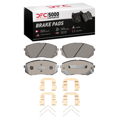 DFC 07-10 Kia Rondo (Canada) Front 5000 Advanced Ceramic Brake Pads and Hardware Kit