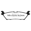 EBC S8 Brake Pad and Rotor Kit