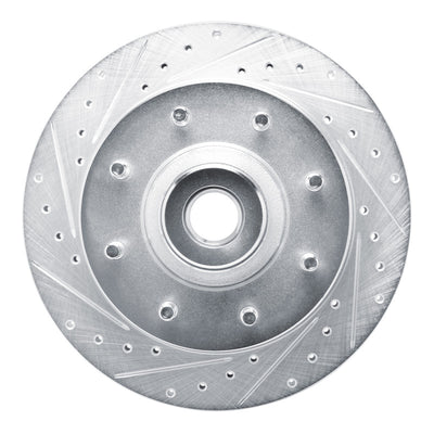 R1 73-77 Dodge B300 Van (71-74) / B300 (75-80) Front Left Drilled & Slotted Silver Brake Rotor