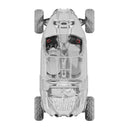 DS18 Can-Am Maverick X3 Stage 2 Dash Panel Speaker Enclosures & Under Seat Sub Encl - 2400W Max 
