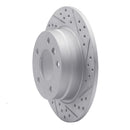 R1 91-99 BMW 318I Rear Right Drilled & Slotted Geo-Carbon Rotor