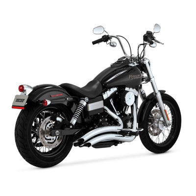 Vance & Hines HD Dyna 06-09 Big Radius 2-2 Chrome Full System Exhaust