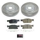 Power Stop 17-20 Lincoln Continental Front and Rear Semi-Coated Rotor Kit