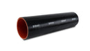 Vibrant Silicone Straight Hose Coupler 2.375in ID x 12.00in Long - Gloss Black