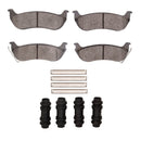DFC 04-08 Chrysler Pacifica Front 5000 Advanced Ceramic Brake Pads and Hardware Kit