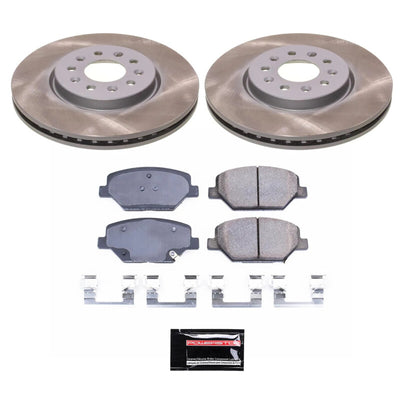 Power Stop 2019 Buick LaCrosse Front and Rear Semi-Coated Rotor Kit