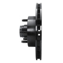 R1 95-11 Ford Explorer Front Left Drilled & Slotted Black Brake Rotor