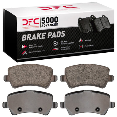 DFC 12-15 Land Rover Range Rover Evoque Rear 5000 Advanced Low Metallic Brake Pads