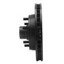 R1 88-96 Chevrolet C2500 Front Right Drilled & Slotted Black Brake Rotor