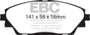 EBC S1 Brake Pad and Rotor Kit
