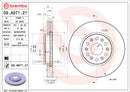 Brembo OE 18-22 Buick Enclave/19-22 Chevrolet Blazer/18-22 Traverse UV Coated Brake Disc - Front