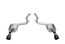 Corsa 2024+ Ford Mustang GT Sport Axle-Back Dual Rear Exit with 4.5in Black PVD Pro-Series Tips