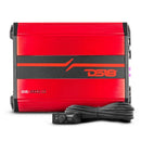 DS18 1-Channel SXE Amplifier Class D 800/1ohm 600/2ohm 300/4ohm Watts RMS- Red
