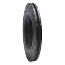 R1 12-18 Jeep Wrangler Front Left Drilled & Slotted Black Brake Rotor