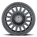 ICON Recon SLX 18x9 8x6.5 BP 12mm Offset 5.5in BS 121.4mm Hub Bore Satin Black Wheel