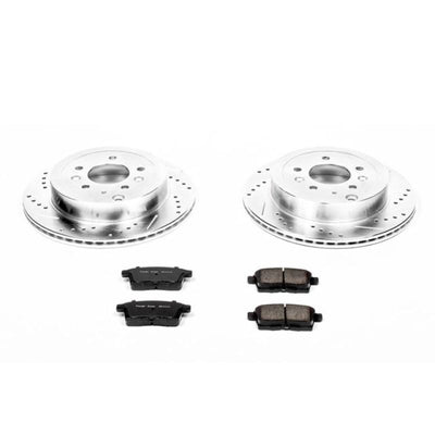 Power Stop 07-12 Mazda CX-7 Rear Z23 Evolution Sport Brake Kit w/Calipers
