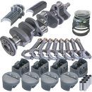 Eagle Chevy 350 3.750in Crank 5.700in I-Beam Rods -5cc Flat Top 4.040in Pistons Rotating Assembly