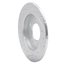 R1 17-24 Hyundai Elantra Front & Rear Drilled & Slotted Silver Brake Rotor Set