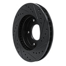 R1 69-78 Cadillac Eldorado Front/Rear Left Drilled & Slotted Black Brake Rotor