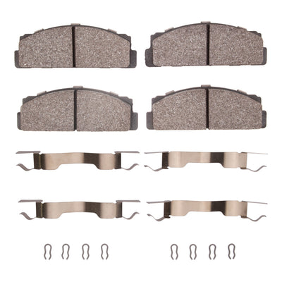 DFC 68-92 Fiat Strada Front 5000 Advanced Semi Metallic Brake Pads and Hardware Kit
