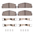 DFC 68-92 Fiat Strada Front 5000 Advanced Semi Metallic Brake Pads and Hardware Kit