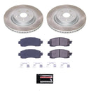 Power Stop 19-22 Subaru Forester Front and Rear Semi-Coated Rotor Kit
