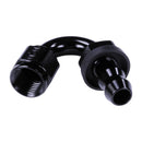Russell 6AN Twist-Lok 150 Degree Hose End - Black