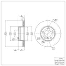 DFC 96-03 BMW 525I (USA/Canada) Front GeoSPEC Coated Rotor
