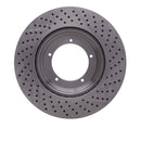 DFC 82-89 Porsche 911 Left Front Drilled Brake Rotor