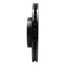 R1 99-09 Volvo S60 Front Right Drilled & Slotted Black Brake Rotor
