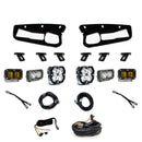 Baja Designs 21-25 Ford Bronco Squadron 2.0 Sport (Spot) & S2 Sprt D/C Clr /S2 SAE Ambr ST Bmpr w/UP