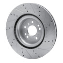 R1 13-19 Mercedes-Benz GLS350d Front & Rear Drilled & Slotted Silver Brake Rotor Set