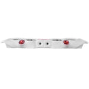 DS18 07-18 JK/JKU Jeep Soundbar Fits 4x 8in Speakers (Not Included) Tweeters Drivers Included-White