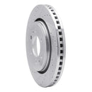 DFC 07-21 Ford F-150 4WD Front Left Drilled & Slotted Silver Brake Rotor