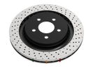 DBA 04-17 Subaru WRX STi Rear Cross Drilled/Dimpled 4000 XD Series Rotor