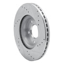 R1 13-24 Nissan Altima Front & Rear Drilled & Slotted Silver Brake Rotor Set