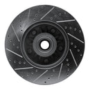 R1 04-06 Ford E-150 Club Wagon Front Right Drilled & Slotted Silver Brake Rotor