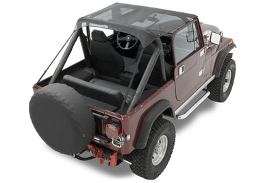 Bestop 76-86 Jeep Cj7 / 81-85 Scdodge Rambler Cj8 / 87-91 Wrangler YJ Traditional Bikini (Mesh)