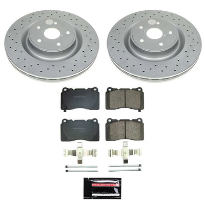 Power Stop 2021 Subaru WRX Front and Rear Z17 Coated Brake Kit
