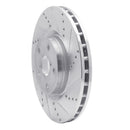 R1 13-20 Subaru WRX Front Drilled & Slotted Silver Brake Rotor Set w/Optimum OE Pads and Hardware