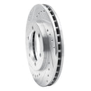 R1 98-15 Nissan NP300 (Mexico) Front Left Drilled & Slotted Silver Brake Rotor
