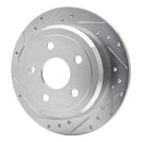R1 07-18 Jeep Wrangler JK Front & Rear Drilled & Slotted Silver Brake Rotor Set