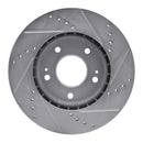 R1 11-26 Kia Soul Front Drill & Slot Silver Rotors