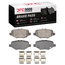 DFC 13-19 Ford Police Interceptor Utility Rear Drill/Slot Geoperf Rotors 5000 Adv Pads w/Hardware