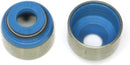 BLOX Racing Honda 5.5mm Valve Stem Seals Blue FKM - Set of 8 (Fits Both Intake & Exhaust)