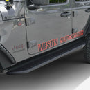 Westin 18-24 Jeep Wrangler (JL) Unlimited 4DR Outlaw Running Board - Textured Black
