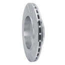 R1 14-16 Maserati Ghibli Rear Left Drilled & Slotted Silver Brake Rotor