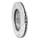 R1 90-05 Chrysler SEBRING Front Left Drilled & Slotted Silver Brake Rotor