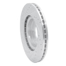 R1 12-16 Honda CR-V Front Drilled & Slotted Silver Brake Rotor Set