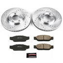 Power Stop 02-05 Ford Thunderbird Front Z23 Evolution Sport Brake Kit w/Calipers